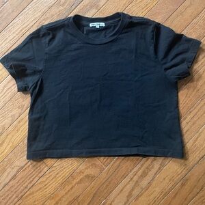 Reformation Cropped Crew T Shirt